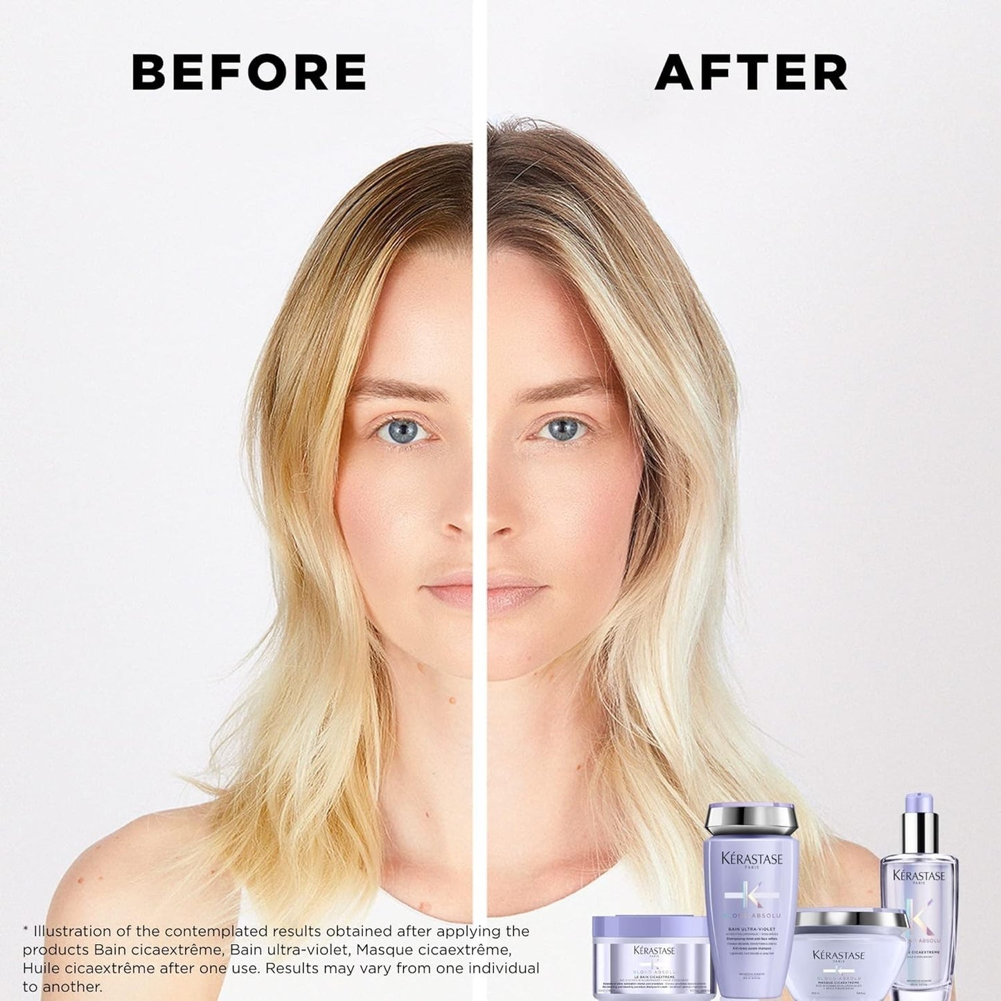 Kérastase Blond Absolu, Hydrating Illuminating Shampoo, for Lightened, Highlight