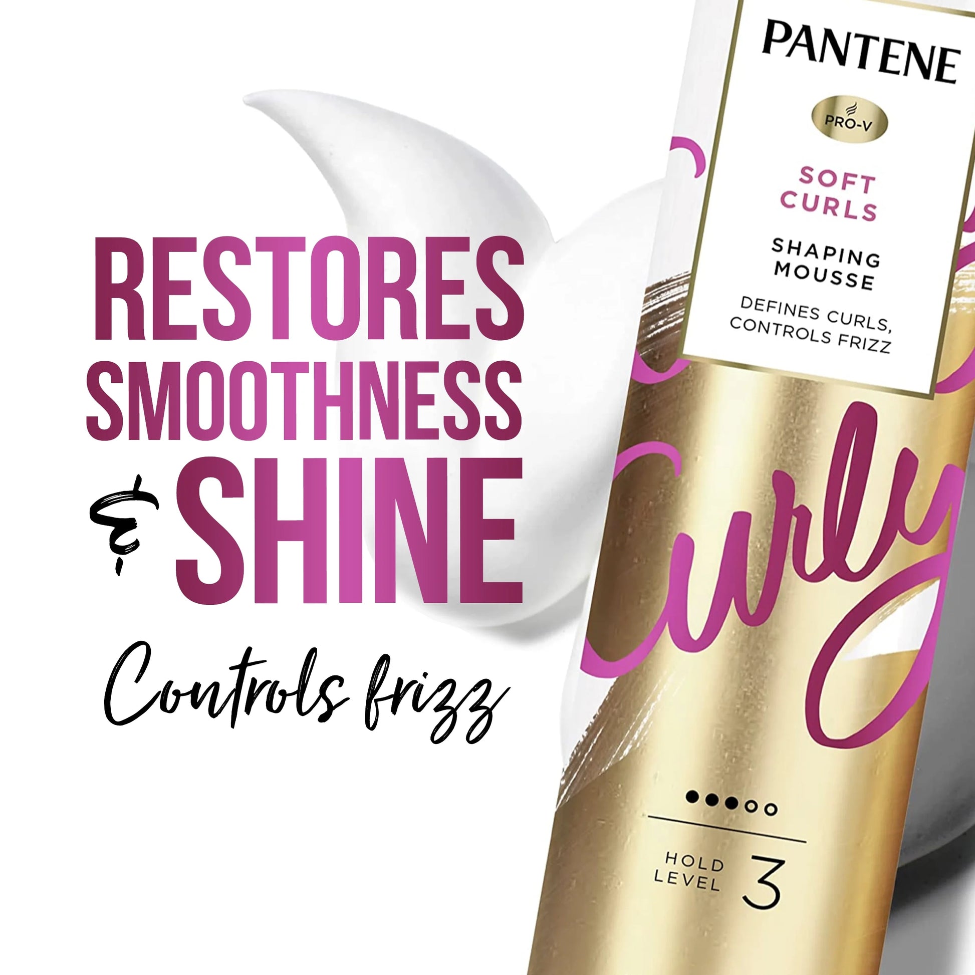 Soft Curls Shaping Mousse, Boosts and Defines Curls, 6.6 Oz