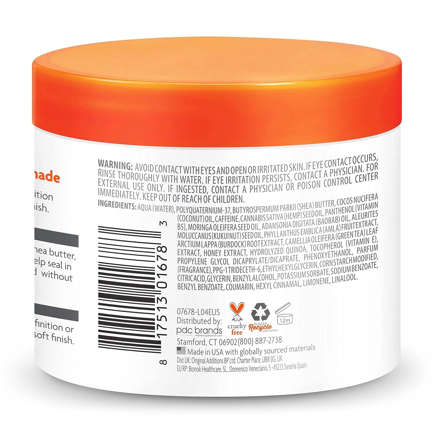 Men Shea Butter Cream Pomade 8 Oz & Pre-Shave Scrub, 8 Oz