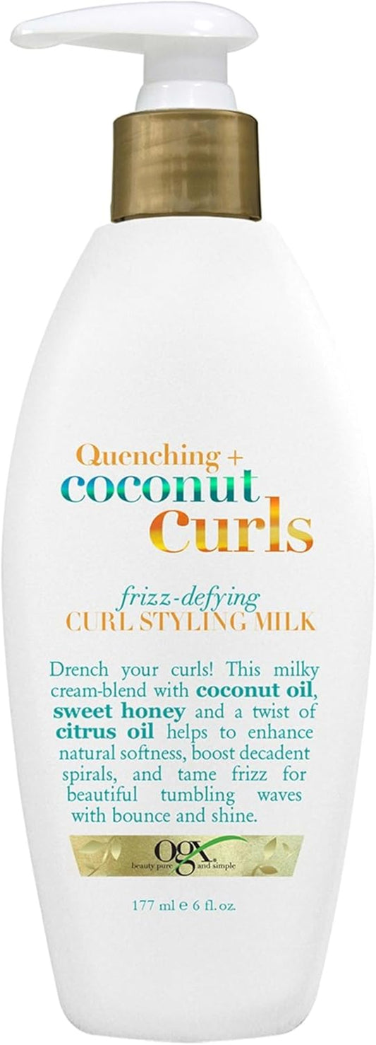 Coconut Milk Curl Defining Cream for Curly Hair, 177 Ml