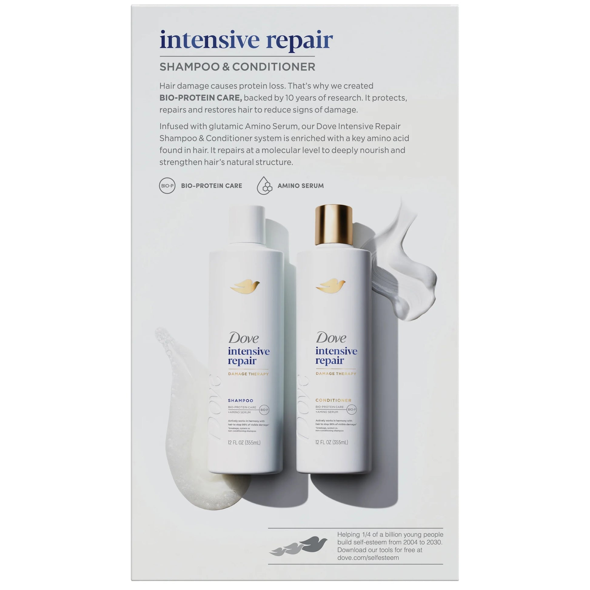 Intensive Repair Shampoo & Conditioner Set, 12 Fl Oz 2 Count