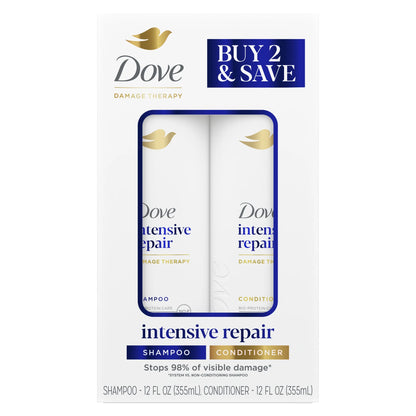 Intensive Repair Shampoo & Conditioner Set, 12 Fl Oz 2 Count