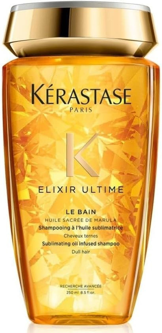 Kérastase Elixir Ultime, Oil-Infused Shine Shampoo, for Dull Hair, with 5 Prec