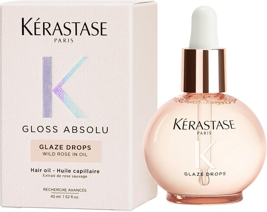 Kérastase Gloss Absolu Hair Gloss Oil Glaze Drops for All Hair Types with Wild