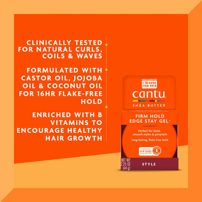 (2 Pack)  Extra Hold Edge Stay Gel, 2.25 Fl Oz