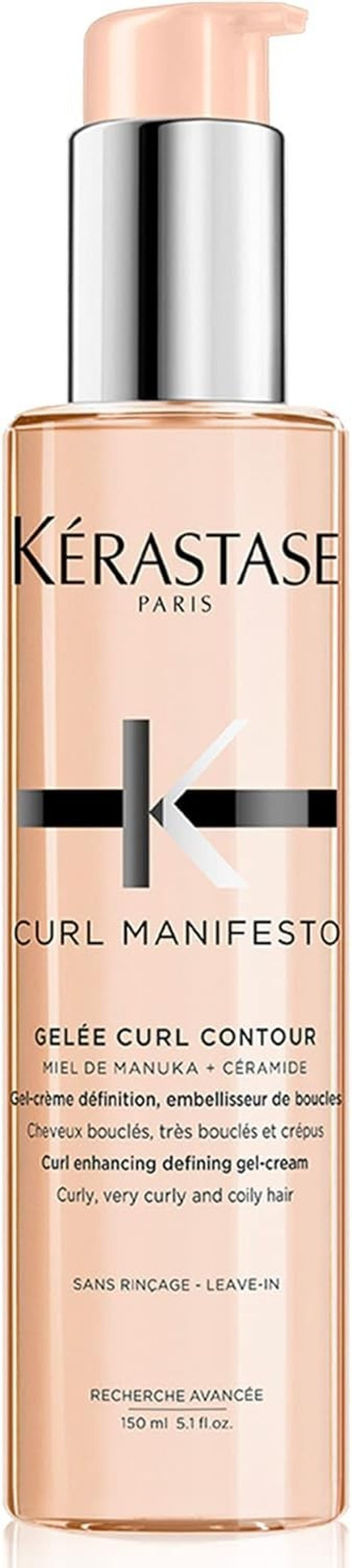 Kérastase Curl Manifesto, Medium Hold Gel Cream Mousse, Definition & Bounce, F